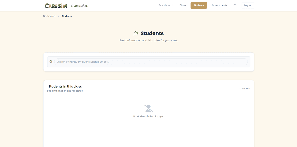 CARESIM – Web-based Learning Management System for Caregiving Education screenshot 9