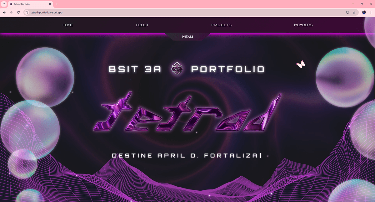 Tetrad Interactive Group Portfolio screenshot 1